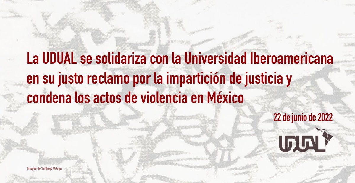 Nos unimos a la condena por los actos de violencia sucedidos en Chihuahua, México. @ausjal @IBERO_mx @ITESO