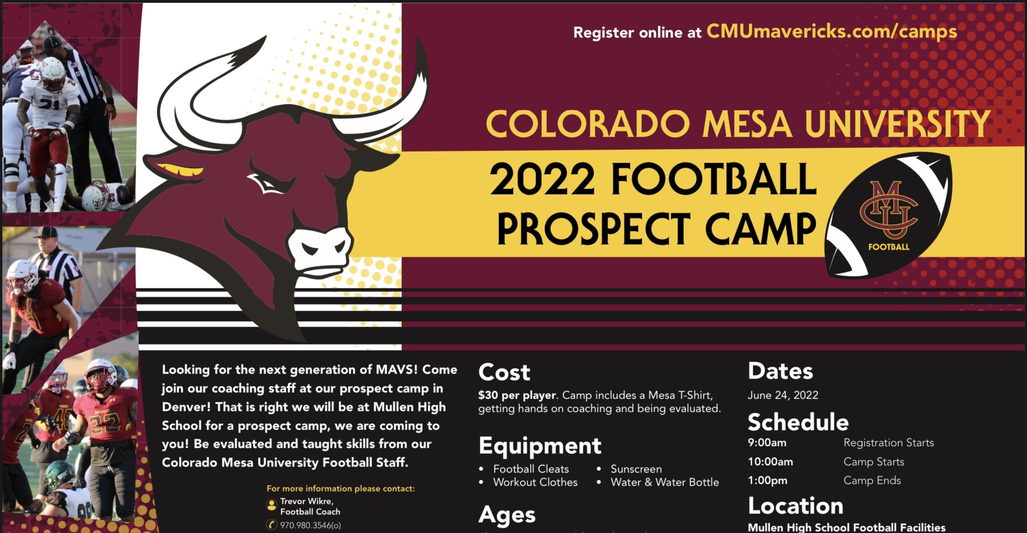 Colorado Mesa Football on Twitter "Calling all Future Mavs to come to