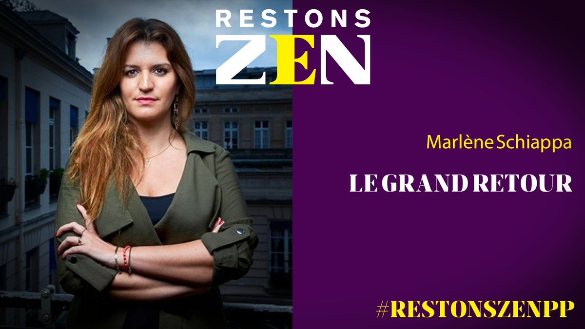 🔴 Tout de suite, <a href="/MarleneSchiappa/">🇫🇷 MarleneSchiappa</a>, ancienne ministre et auteure de "C’est une bonne situation, ça, ministre ?" (<a href="/EdLObservatoire/">Éditions de l'Observatoire</a>), face à <a href="/EricNaulleau/">Eric Naulleau</a> et <a href="/Enthoven_R/">Raphaël Enthoven</a> #RestonsZenPP