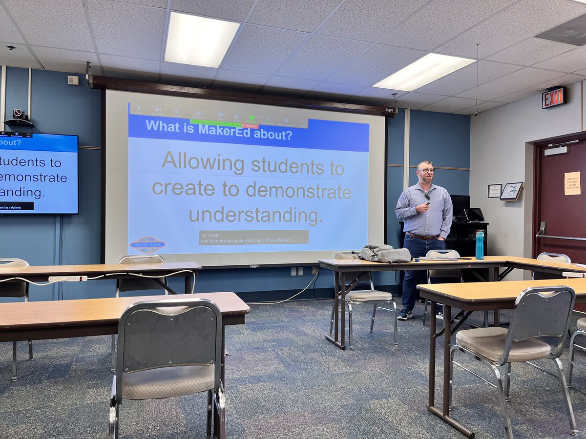 MeenooRami's tweet image. Love this definition of #makered @thenerdyteacher #csforallpa #csed