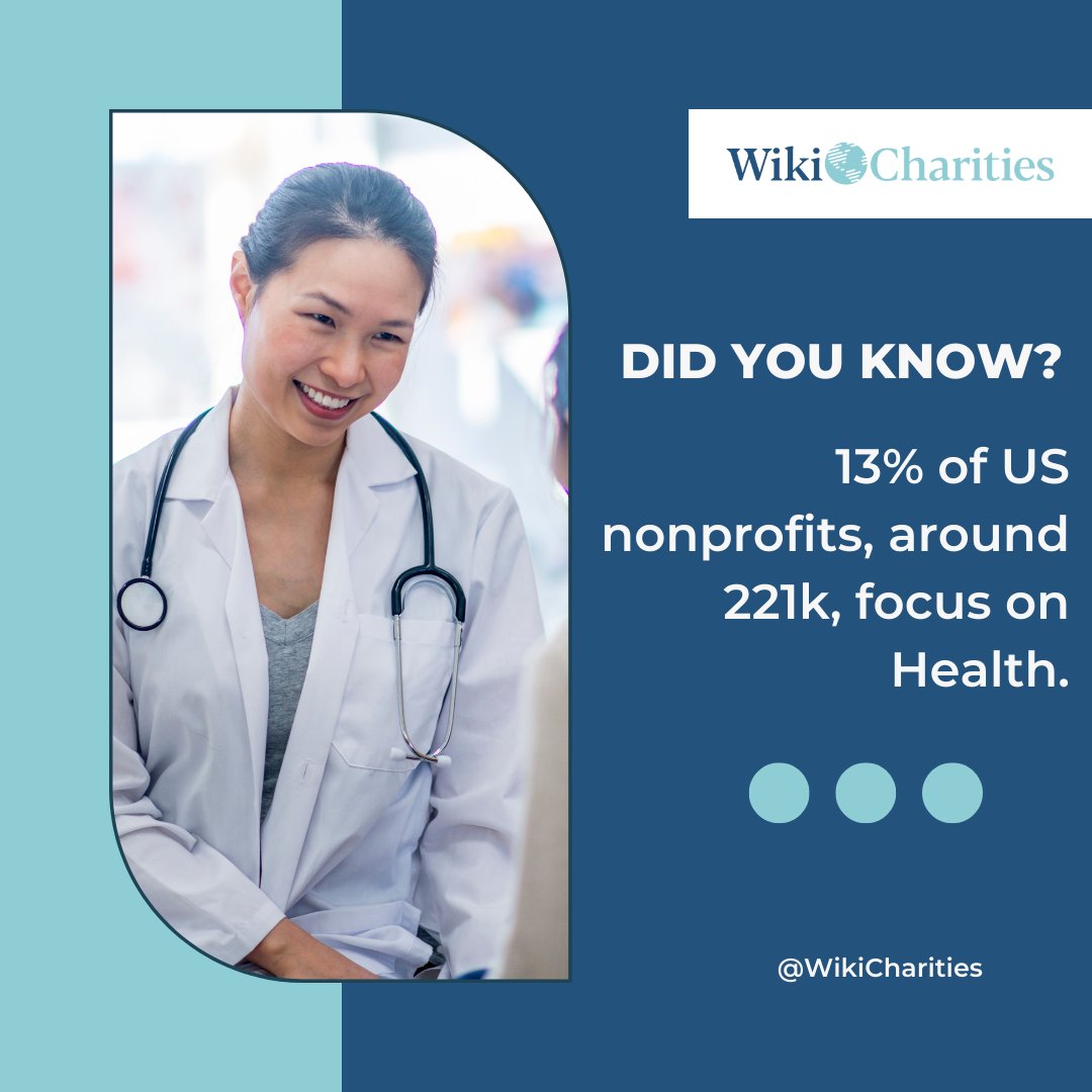 WikiCharities's tweet photo. Did you know this stat about US based nonprofits? Claim your nonprofit today on https://t.co/kLfSY1YuMI.
#wiki #charities #nonprofit #nonprofits #wikicharities #didyouknow #stats #health #education #inspiration #giving #wikilearn #wikivalidated #fact #statistics https://t.co/HxlUc2k1t3