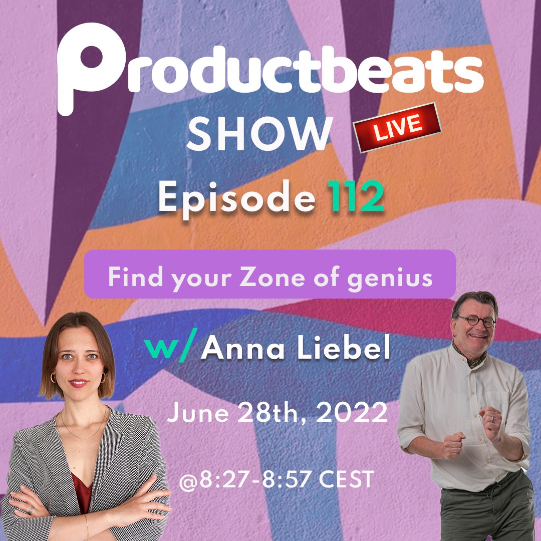 ProductBeats's tweet photo. Find your Zone of genius 💡
Next week On June 28th, Anna Liebel will share and guide you through the process of understanding what Zone of genius is. 

Sign up and show up! https://t.co/XHesnm8pKY https://t.co/FgP9KWo8SB