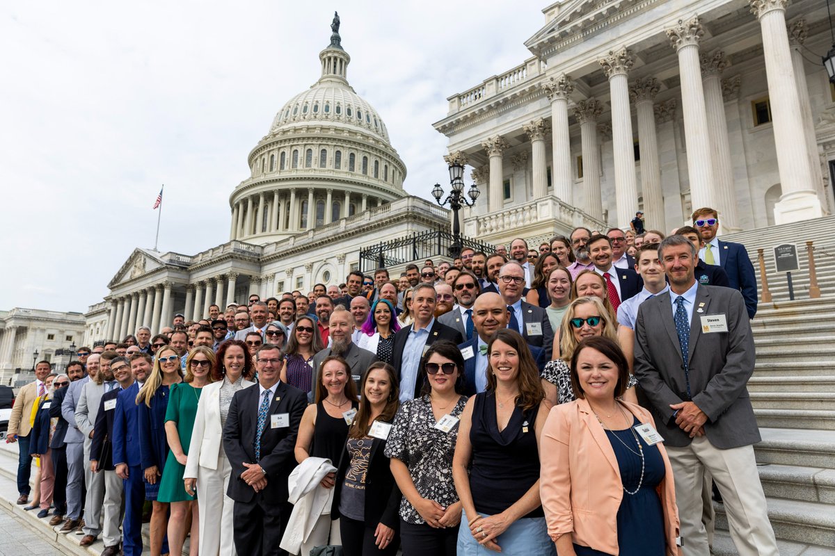 Thanks to the 130+ brewers and guild leaders who are on the Hill today advocating for the nation's small and independent craft breweries.