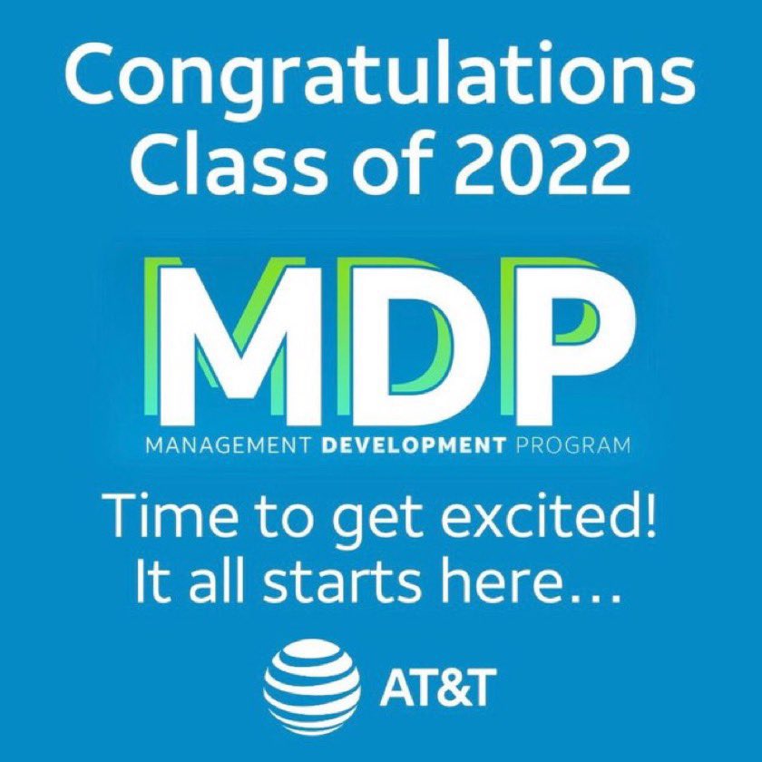 This year I promised myself to work on me. I am so excited to be selected to participate in this amazing opportunity. It’s never to late to learn. #2022MDPLife  #lifeatatt  #massmarketscxops