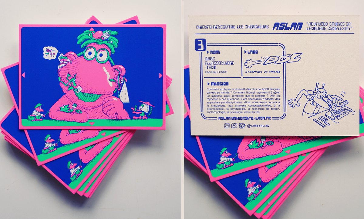 [🎨Projet "Recherche en #Linguistique Illustrée"]
🖌️ Sortie de la troisième #carte de <a href="/MTangLinguist/">Marc.A-T</a>! 

Plus d'infos : 👉aslan.universite-lyon.fr/recherche-en-l…

<a href="/RAnselme1/">R. Anselme</a> Egidio Marsico <a href="/jercortial/">Jer Cortial</a> Héloïse Therrat <a href="/IcarLaboratoire/">Laboratoire ICAR</a> <a href="/DDL_Laboratoire/">Laboratoire DDL</a>