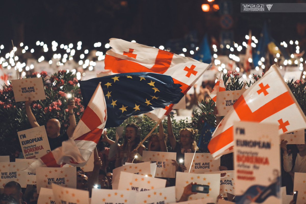 PhNikoloz's tweet photo. Society creates an independent and free state .we are Europe🇪🇺🇬🇪

#Georgia #Freedom https://t.co/Ks3GgHvIJo