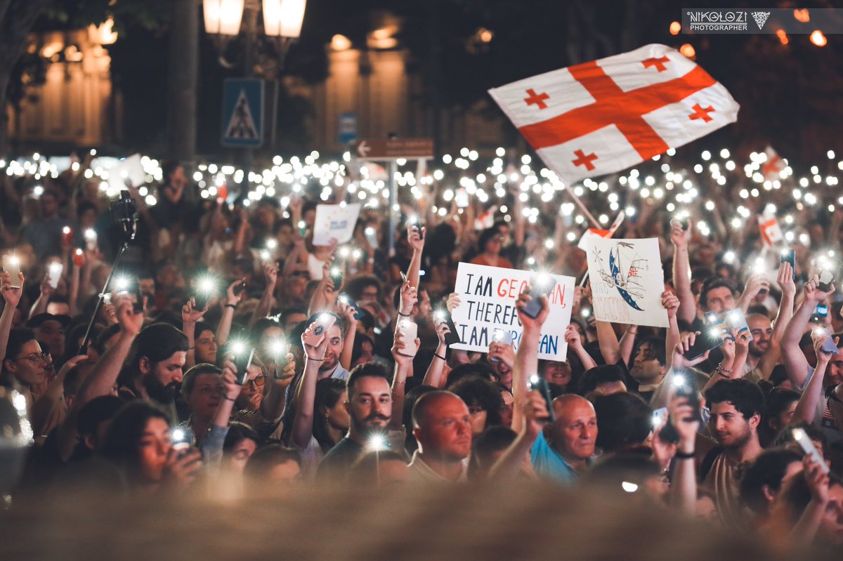 PhNikoloz's tweet photo. Society creates an independent and free state .we are Europe🇪🇺🇬🇪

#Georgia #Freedom https://t.co/Ks3GgHvIJo