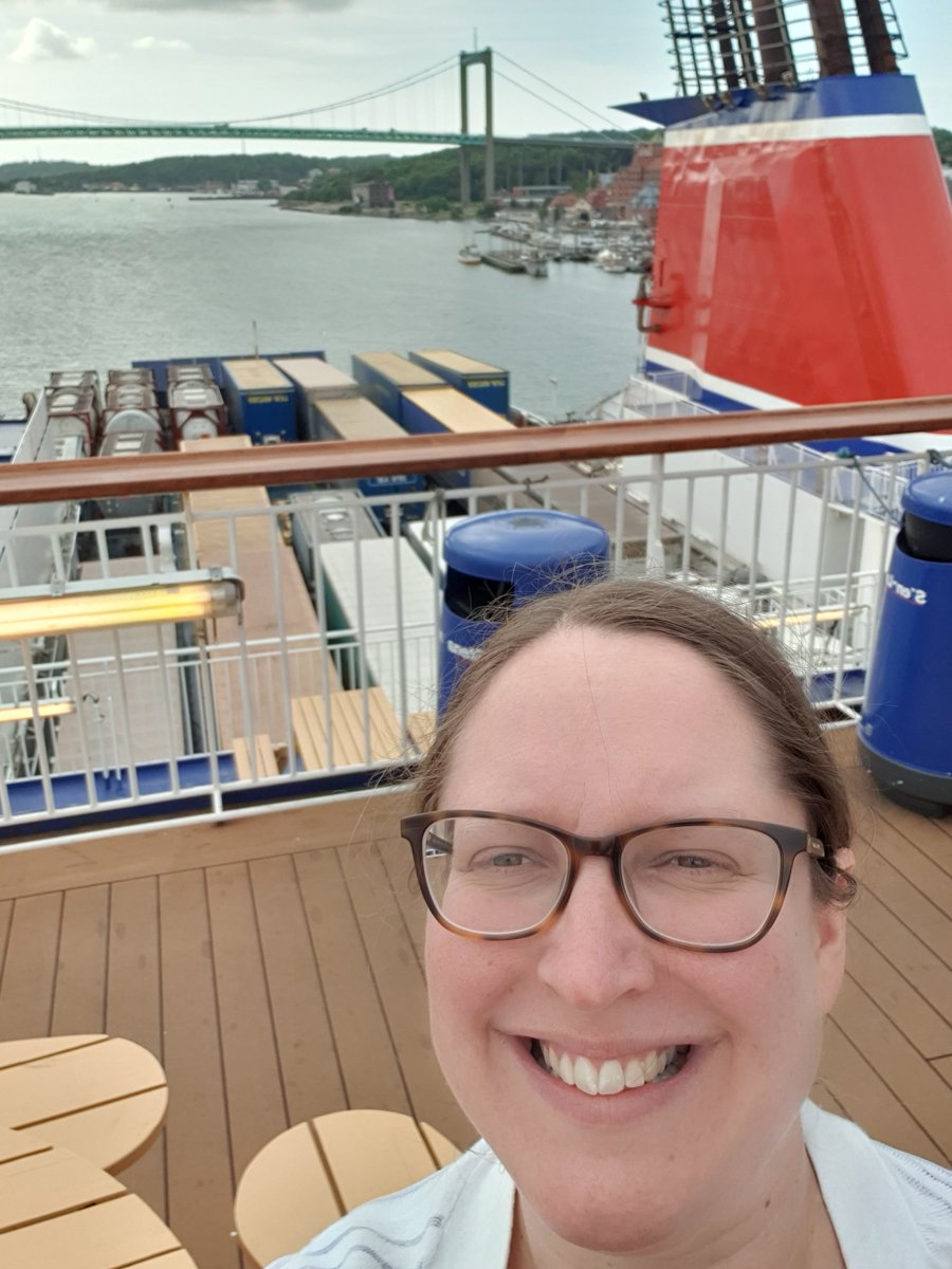 Starting my epic journey home to the UK from #Quality2022 with the ferry to Kiel, Germany! @QualityForum #sustainableliving