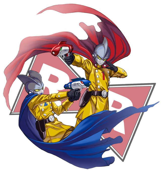 ドラゴンボール超 スーパーヒーロー ガンマ1号 ガンマ2号 DXF