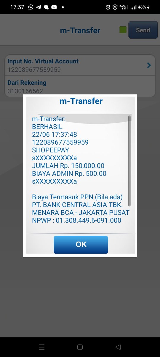 belsjin48's tweet image. ❌️SCAMMER ALERT⚠️

089677559959 no shopee
@sobimylv balikin duit gue sama 2 org lain nya anjing