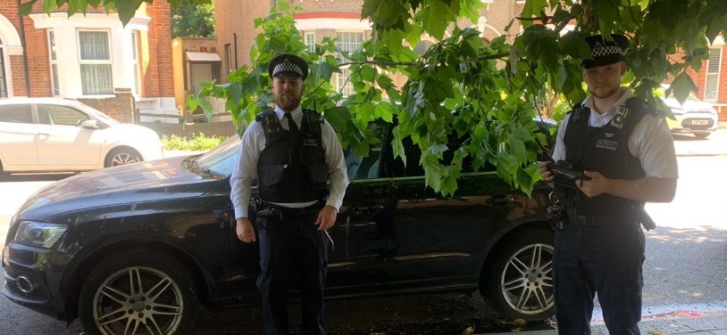 MPSPerryVale's tweet photo. #PCBen and #PCLuke recovered a stolen vehicle on Brockley Rise today๐Good work #PCSOAndrea https://t.co/w3fa3kFRsu