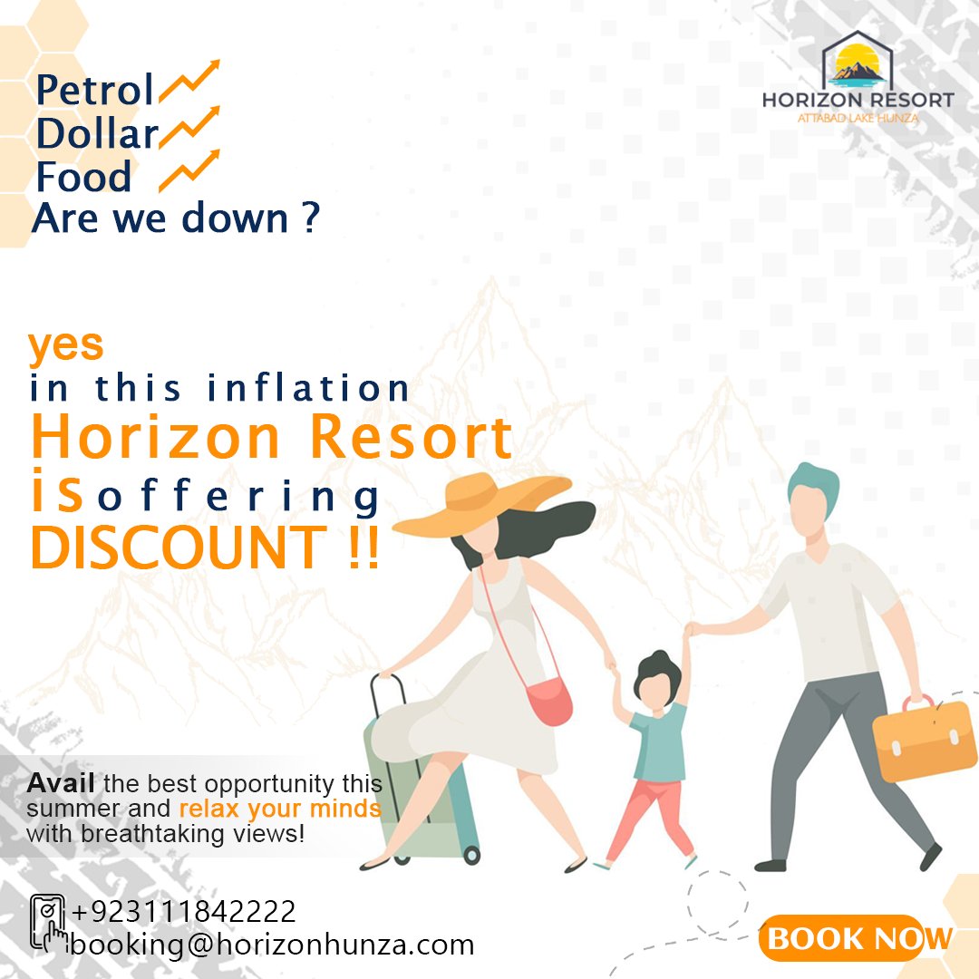HorizonHunza's tweet photo. If you are looking for where to go and how to do it, then Horizon Resort Hunza is right spot for you.
We are offering discounts so hurry up and book your room today.

For booking details
+92 311 1842222 https://t.co/kvbWbxU26g