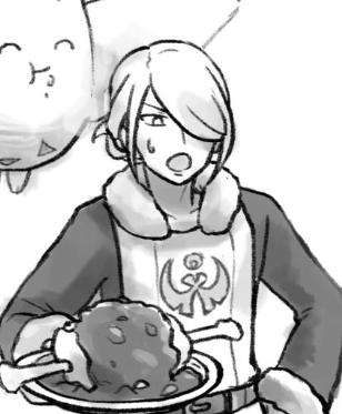I finally drew volo's face uncensored for the 1st time 👏😂 