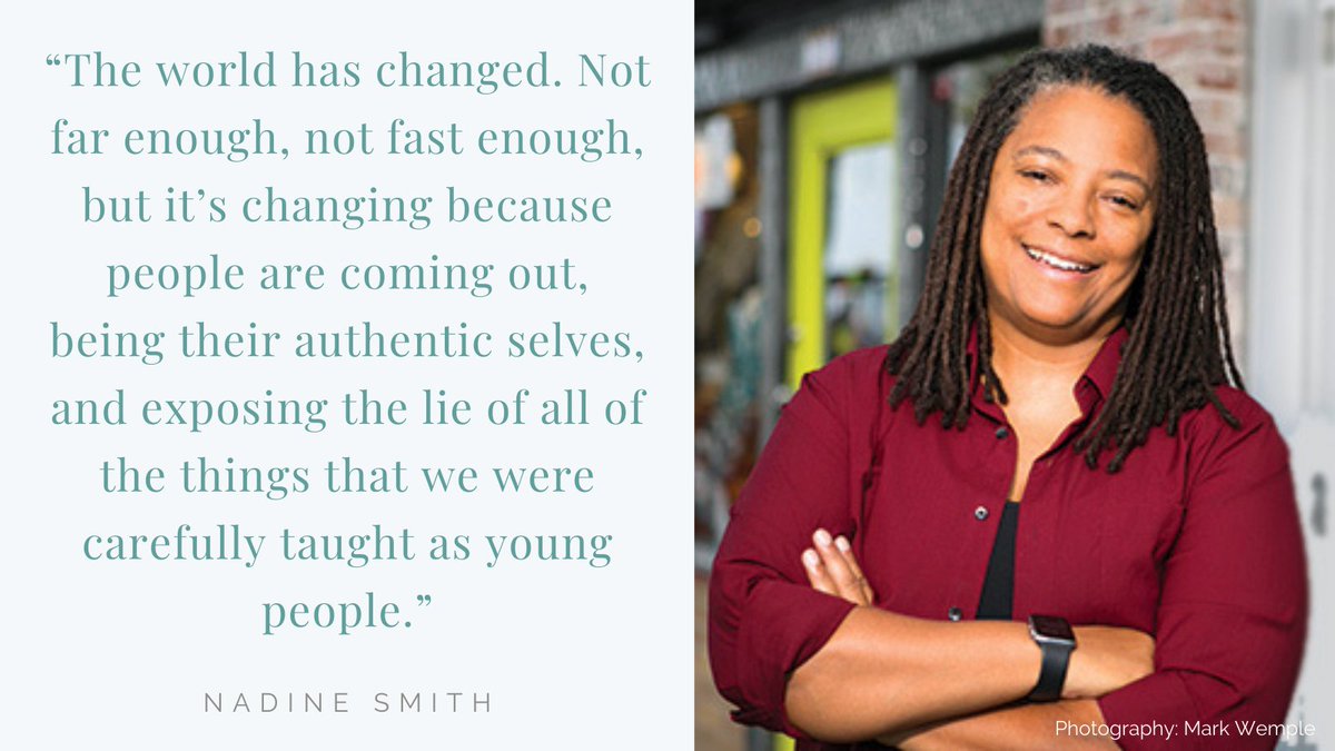 MagnifyGood's tweet photo. Award-winning journalist, co-chair of the 1993 March on Washington, and Executive Director of @equalityfl, @1NadineSmith is a dynamo in the LGBTQ+ community. Nadine’s work in human &amp; civil rights is pushing society toward a more equitable future. #Pride #MagnifyGood #LoveIsLove https://t.co/nDnkgt4iKn