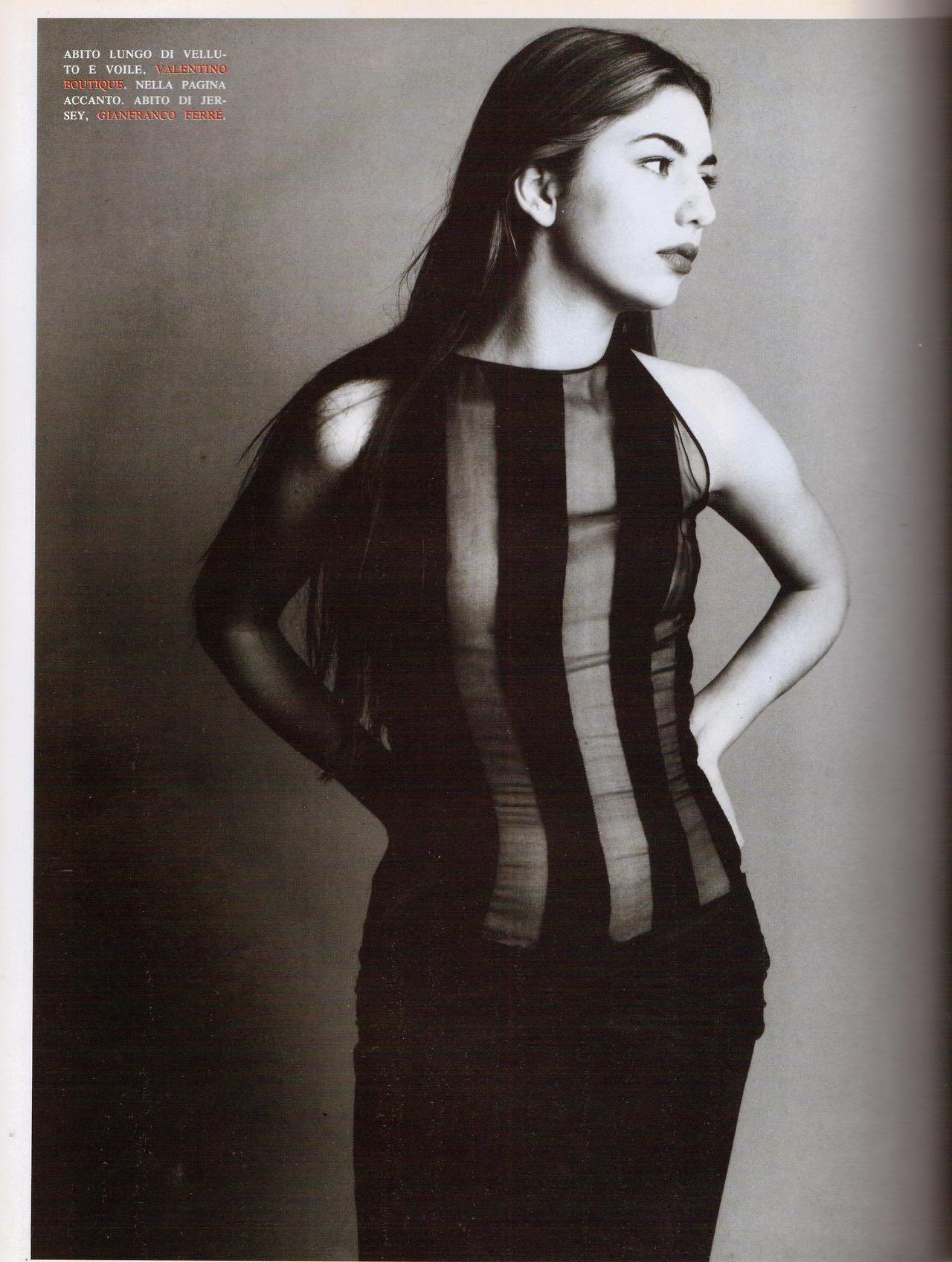 алина 🫀 on X: Sofia Coppola by Steven Meisel, Vogue Italia 1992   / X