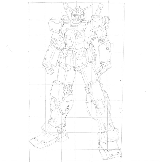格子描き
凄い!

模写が苦手な自分が
ここまで模写出来ました!

#ガンダム
#模写 