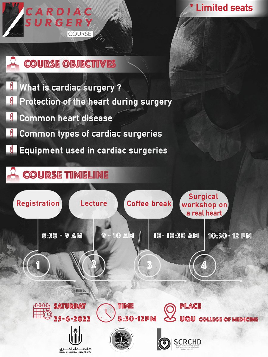 cardiologyteam's tweet image. Our future Surgeon! 🔊
“A beautiful heart will bring beautiful things into your life”

"و ختامُ جُهدٍ يُستدّل به 
طِبَ القلوب لمن أرادَ تبيانا"♥️

✨ Don’t miss the chance ✨

Registration link: 👨🏻‍⚕️👩🏻‍⚕️
forms.gle/ZQMLJpdpyPcLFi…