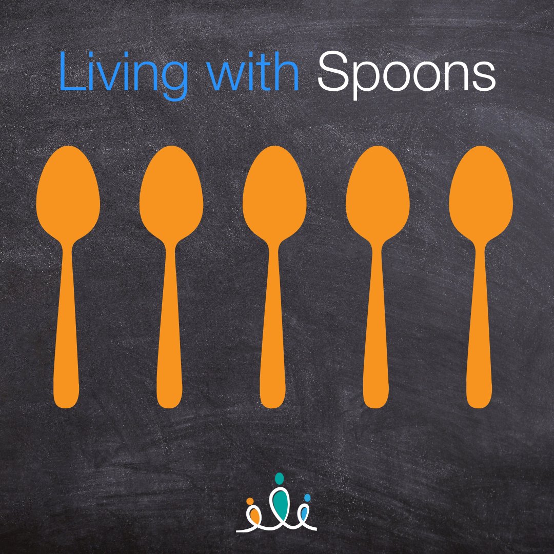 MSHappens's tweet photo. Have you ever used #TheSpoonAnalogy in your care plan? Spoons represent the energy you have for tasks that day. #MSWarriors automatically have less. It is a simple way to monitor your energy and tell others that you are struggling with energy or symptoms. Would you try this? https://t.co/5t2wDBS2jr