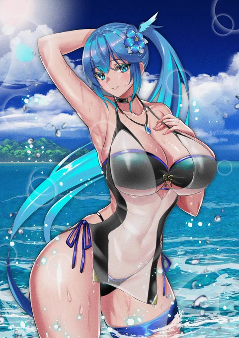 ピチスーちゃんのイラスト
アンケ結果に従い水着!
ムチムチのお体とスケスケの水着がたまらん好き。
それでいてお顔が綺麗なのが最高に性癖。

※無断転載・無断利用お断り
※イラストはコミッションとして制作を依頼したものです
※推奨幻想先生に描いていただきました! 