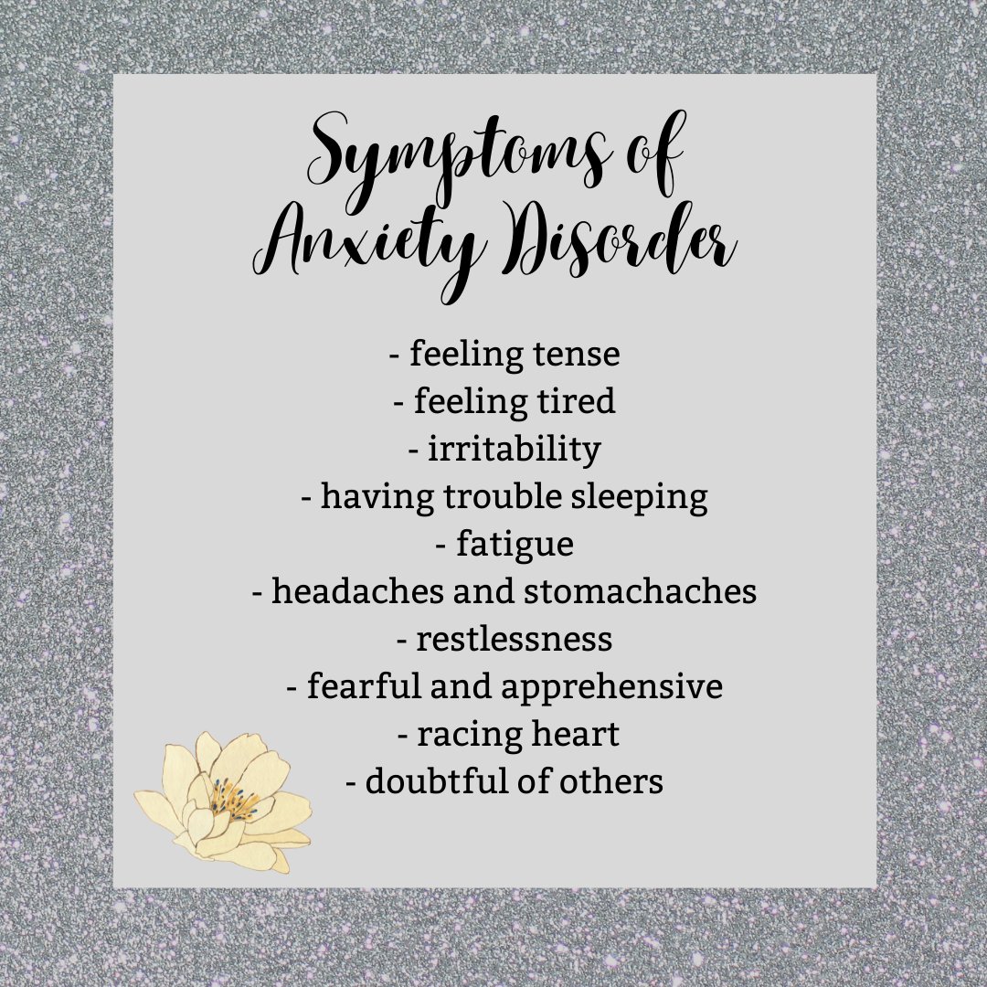 Hello! Today, we are exploring symptoms of anxiety disorder. If you know someone who has one or more of these symptoms, please don't hesitate to reach out to them. If you are the one experiencing any of these symptoms, especially constantly, reach out for help. #zgenproject