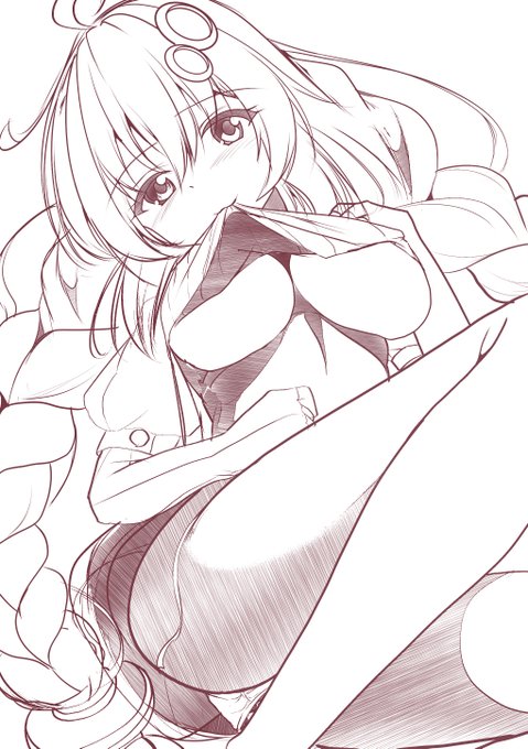 あかりちゃんのおねだりのポーズのラフでけた!!
もうちょっと加筆修正してからせんがやるぅ!!