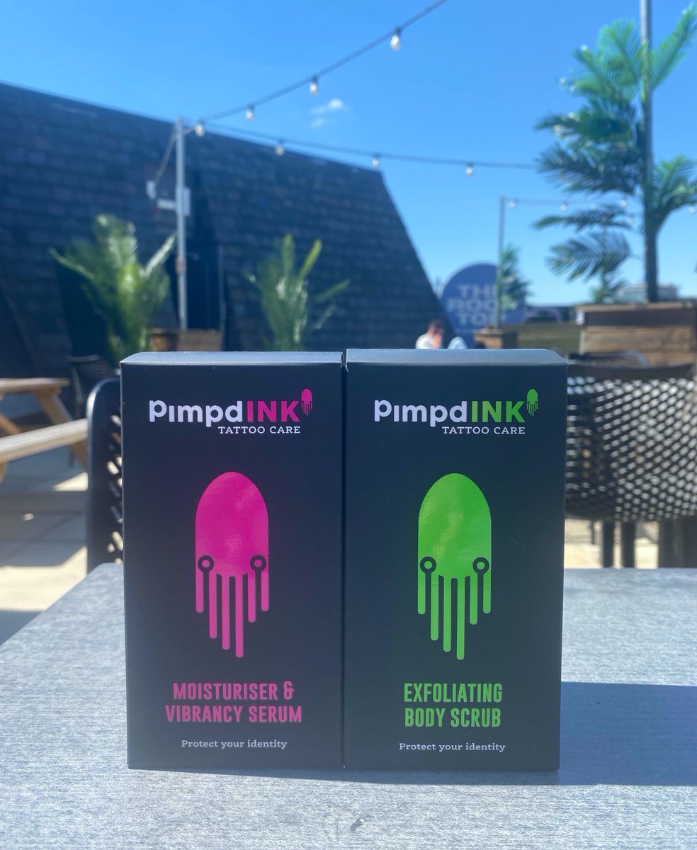 PimpdInk's tweet photo. FAQ: How to keep your tattoos from fading in the sun?☀️

Always apply suncream to your tattoo and to prevent fading even more apply our moisturiser and vibrancy serum to bring it back to life! Keep your ink protected this summer👊

#vegan #crueltyfree #tattoocream #tattoo https://t.co/vbedxNtc1I
