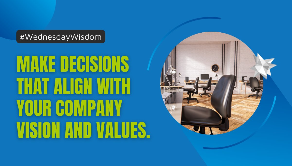 vaddo_inc's tweet photo. Some #WednesdayWisdom for your week! When making choices throughout your day, ensure your values and vision are at the core of it all! 🎥 Watch our YouTube videos! https://t.co/9ybh2peyVU  #WorkingAtVaddoInc #WhoIsVaddoInc https://t.co/gl1lZgOPXG