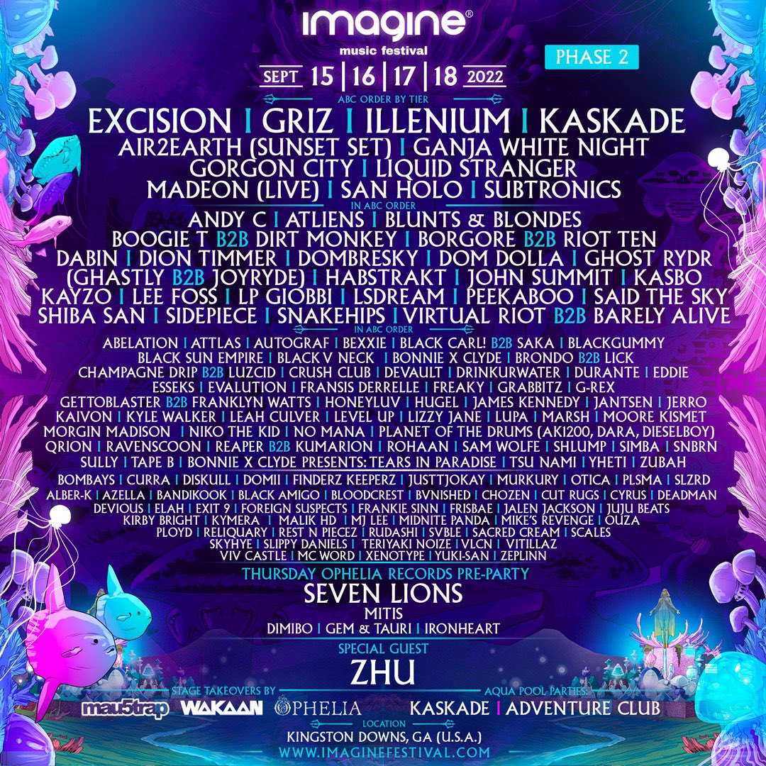 Imagine Music Festival 2023 Lineup Tickets Schedule Map