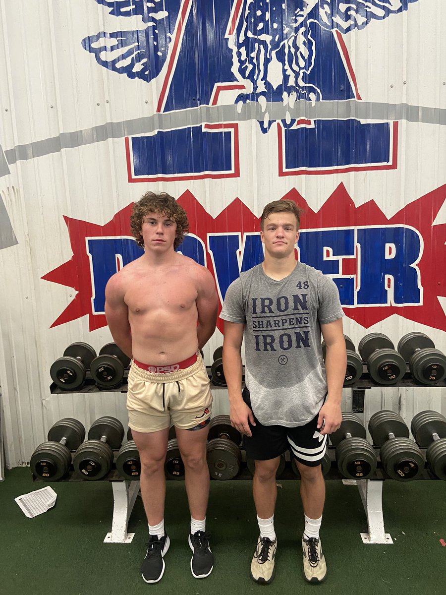 🚨 RACKS OF THE DAY 🚨 

Offense: <a href="/HoustonW_AHS/">Houston Watson</a> <a href="/LRohlfs_AHS/">Logan Rohlfs</a> @ecmartin72 

Defense: <a href="/MitchellNeu9/">Mitchell Neu</a> <a href="/dking35LB/">Drew King</a> 

🅰️🆙🦅

<a href="/CoachLWig/">Lee Wiginton</a>