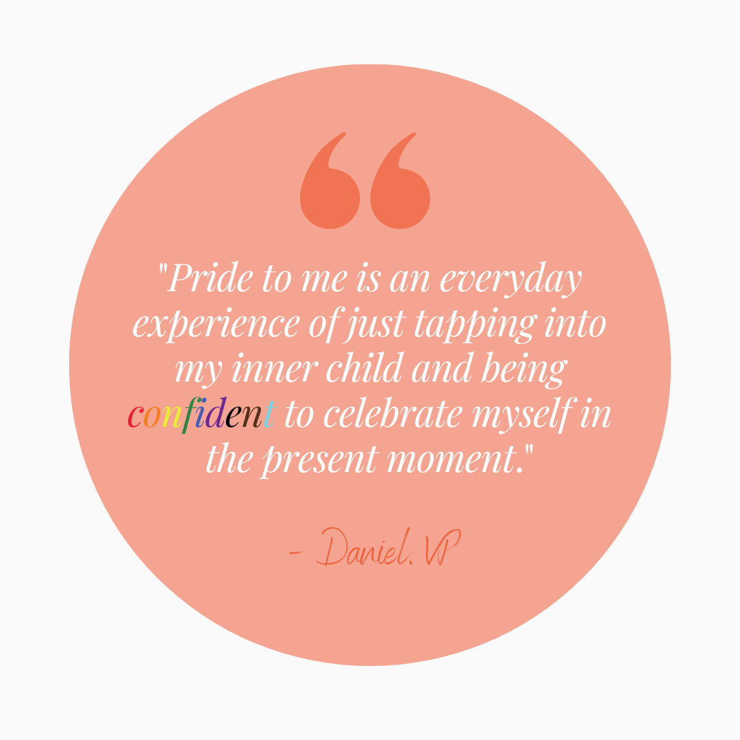 LangtonPR's tweet photo. A very special quote of the week 🏳‍🌈 thanks to Langton's Vice President, Daniel Pillai ♥💛🧡💙💚💜 As a member of the LGBTQ community, Daniel shared what Pride Month means to him:

"Pride to me is an everyday experience of just tapping into my inner child and https://t.co/xYj61cjg6l