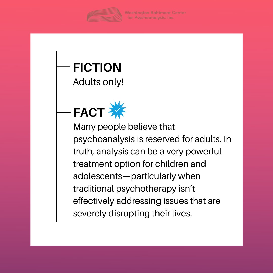 Washington Baltimore Center for Psychoanalysis tweet media