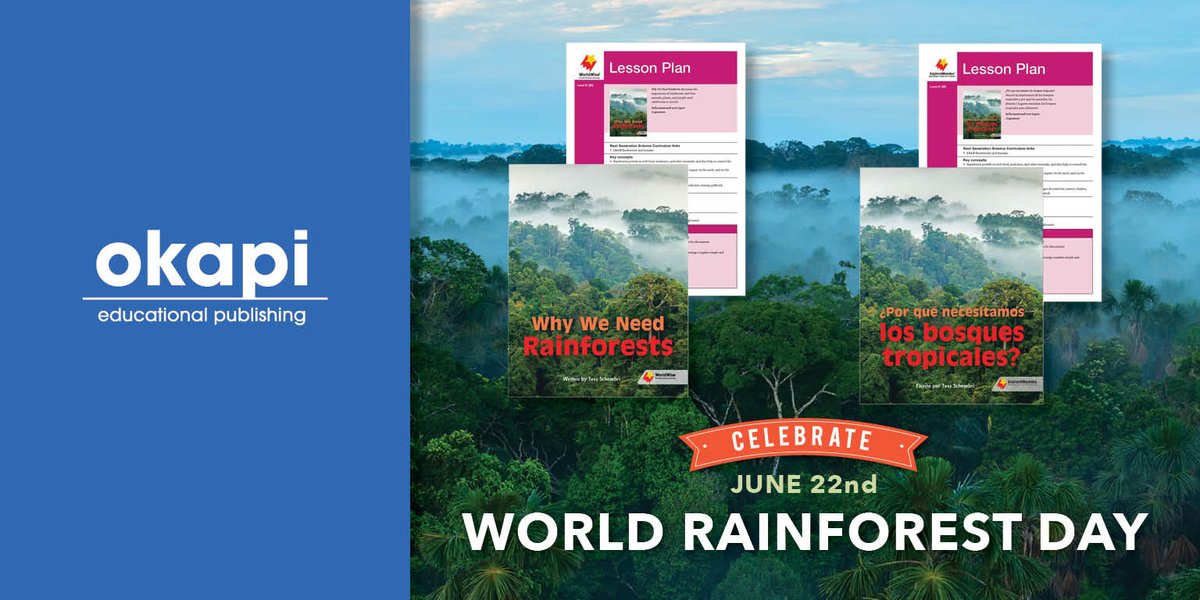 myokapi's tweet image. Why We Need Rainforests discusses the importance of rainforests and how animals, plants, and people need rainforests to survive. 
ow.ly/toKq50JuN4V