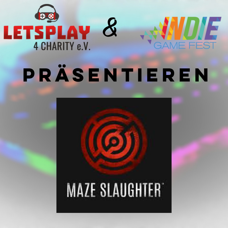 LP4Charity's tweet photo. Es geht schlag auf schlag weiter ๐ฅ
Zu Gast sind diesmal @GiantGunGames mit ihrem Spiel #MazeSlaughter und @TazOnAir โ
Schaut vorbei uns sagt Hallo im Chat ๐
๐บhttps://t.co/p5Ps02AgMr๐บ
#indiegamefest2022 #IGF2022 https://t.co/yr8lPETfJk