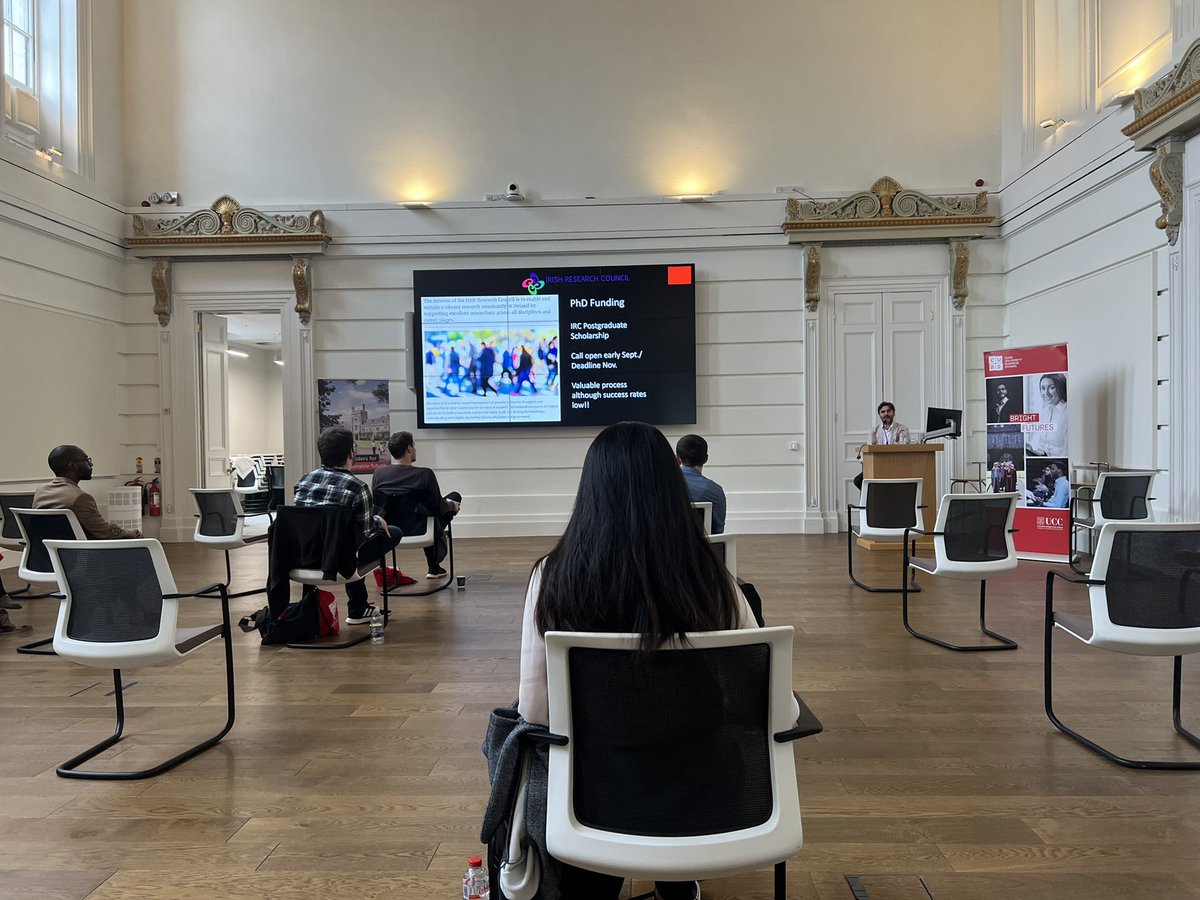 johntosullivan's tweet image. Great presentations at the @ucc @CUBSucc Postgraduate Research Symposium today. Good to be back in person at the Lapp’s Quay banking hall. @dslucey @RonanCarbery @bis_ucc @Boflaherty @leocadiopaulan