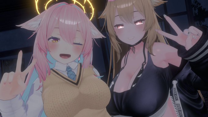 ラブさんと久しぶりにツーショット!(*`ω`*)
しゅりさん&しゅーさんとツーショット! 