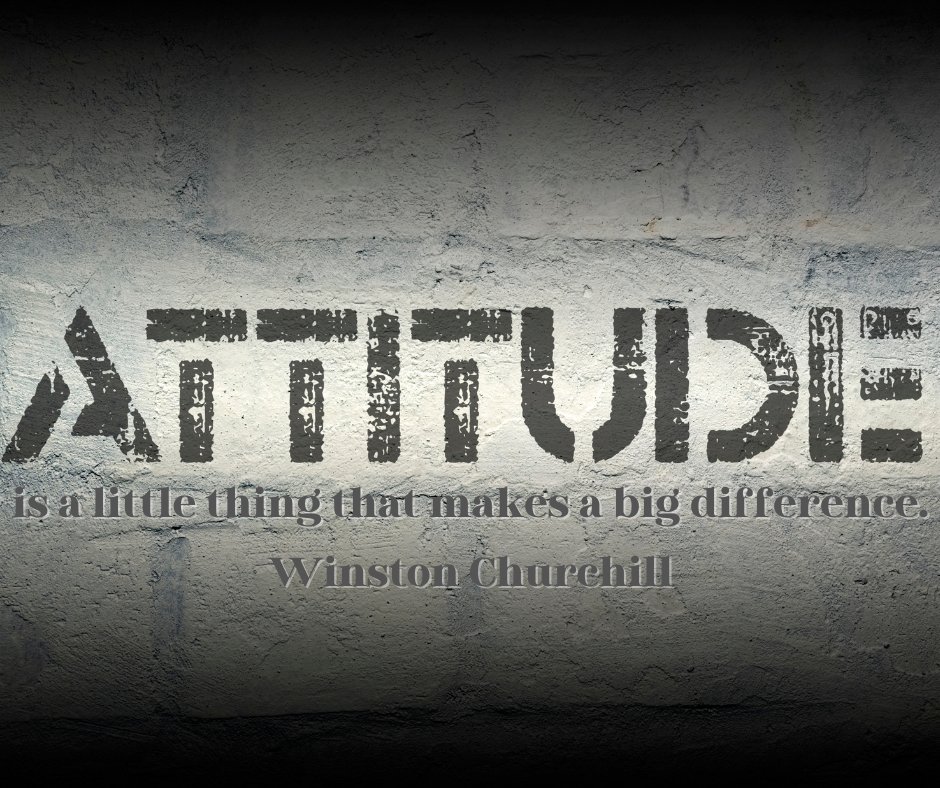 "Attitude is a little thing that makes a big difference." - Winston Churchill #attitude #makeadifference #bedifferent #makeitcount #livelife #howtobe #makingadifference #makeadifference #qotd
