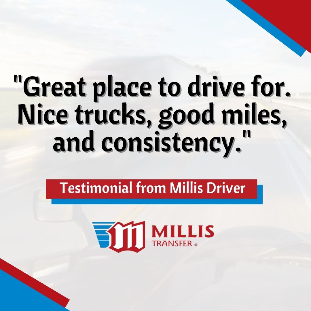 Millistransfer's tweet photo. Enjoy a career of awesome 😃 and a path to greatness. 👍 #HappyDriver #TruckingJobs #TruckDriverJobs https://t.co/52mO9einrO