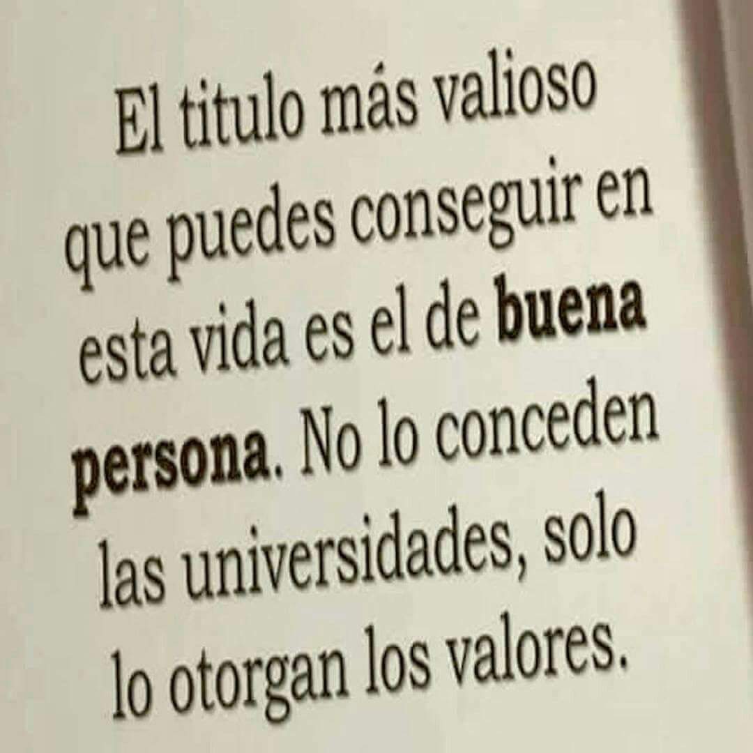 El título más valioso...