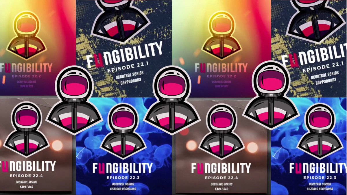 0xfungibility's tweet photo. ☄️ This week we don’t have just 1 episode drop… but 4 w/ @rUv ☄️

🎉 We have 4 amazing features to listen along with as well ☄️ 

👉🏽@DcentralCon 
👉🏽@hackapreneur 
👉🏽@TheDegenBoii 
👉🏽 @EstherNg 

💥https://t.co/nIJUOcqV94 💥 https://t.co/1Y5yXr3shB