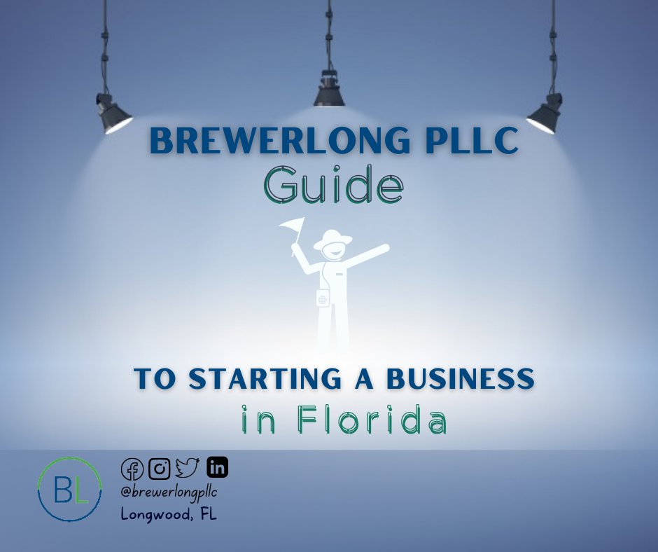 BrewerLong presents the #smallbusiness guide to starting up in #Florida. Seeing your #vision come to life can be #overwhelming, so we've made it easy to get started: loom.ly/Q1TKDCM  
#smallbusinesslaw #smallbusinessattorneys #startupguide