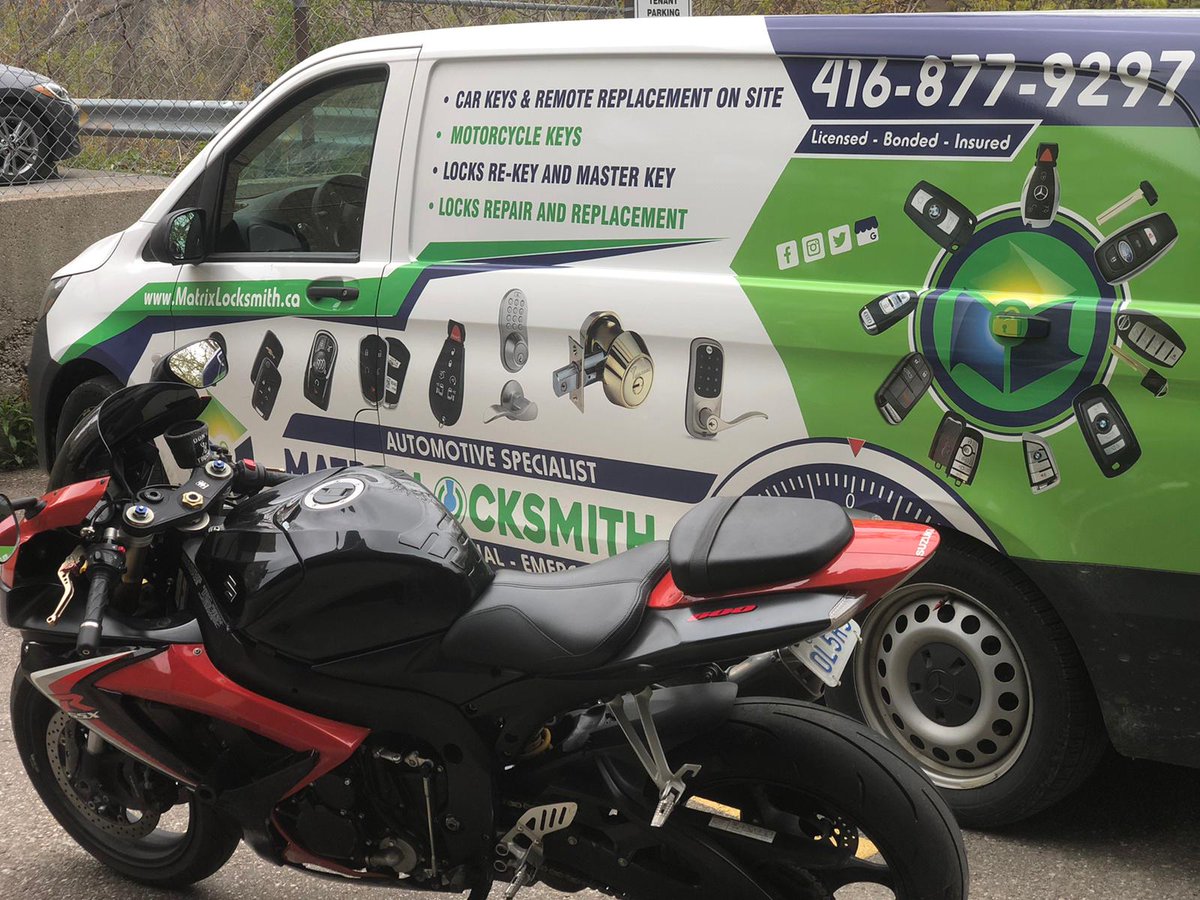 LocksmithMatrix's tweet image. Matrix Locksmith on #Google 
WE ARE YOUR MOTORCYCLE KEYS &amp;amp; IGNITION LOCKSMITH EXPERT!
#TORONTOLOCKSMITH #MOTORCYCLEKEYS

local.google.com/place?id=77596…