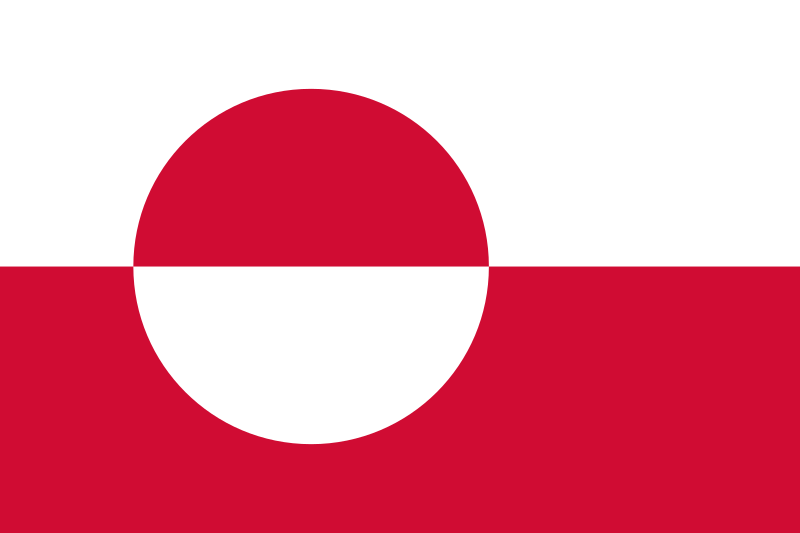 txarliselrac's tweet photo. El 1985 Thue Christiansen dissenyà per a Greenland la "Erfalasorput" (La nostra bandera). La franja blanca representa les glaceres, i la franja vermella, l’oceà. El semicercle vermell, el sol, i el semicercle blanc, els icebergs. #GoodFlag que diria @vexicat https://t.co/wlPqAPMuZv