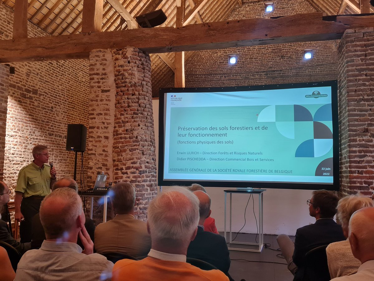 Tonight, <a href="/CEPF_EU/">EuropeanForestOwners</a> has the great opportunity to herar about <a href="/ONF_Officiel/">Office national des forêts</a> work on forest soil preservation. 🪱🌳🪳🌲🪲 Thanks to <a href="/srfb_kbbm/">SRFB-KBBM</a> for these great conference topic for your General Assembly!