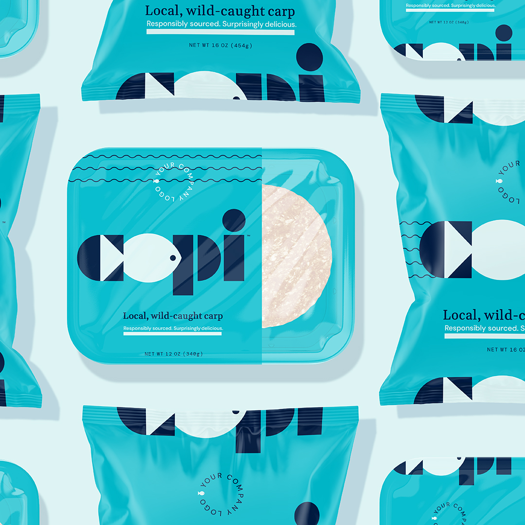 span_studio's tweet photo. Over the past two years, we have worked with IDNR, and State and Federal partners, on an effort to reposition Asian carp for human consumption. Today IDNR is announcing the new name — Copi — and the launch of a new brand designed by Span.

https://t.co/vC4IQRhkiq https://t.co/2nhkY9laTn