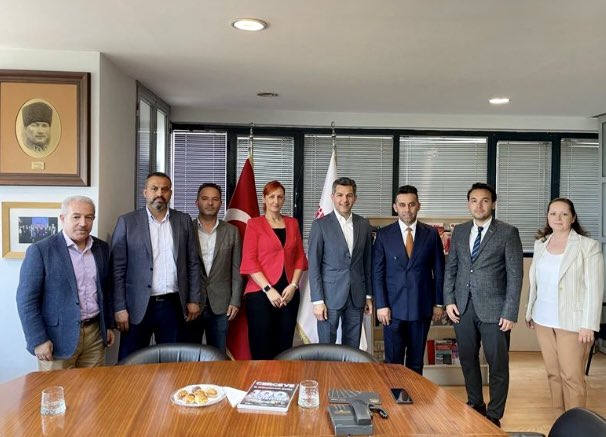 seblaarslan's tweet photo. Müsiad Tekstil Hazır Giyim Sektör Kurulu olarak Türkiye Giyim Sanayicileri Derneği’ni ziyaret ettik. @tgsdofficial https://t.co/RPGIQzEW0X
