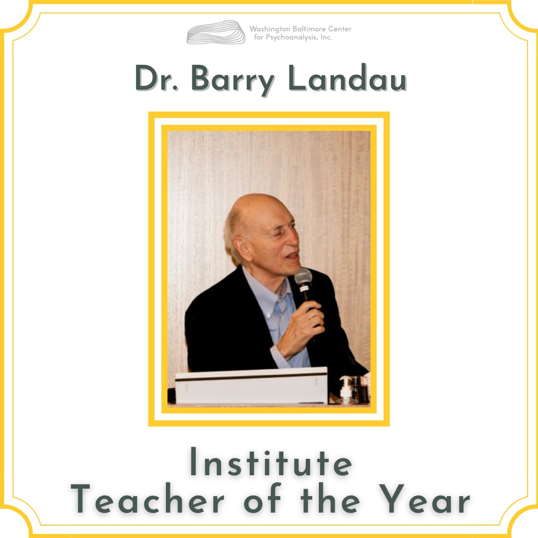 Washington Baltimore Center for Psychoanalysis tweet media