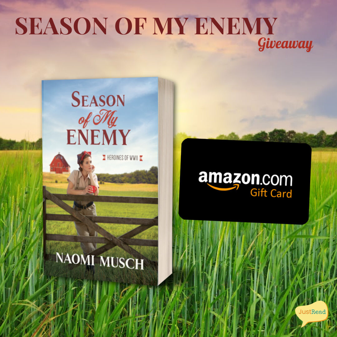 ATWCBookTours's tweet photo. REVIEW &amp; GIVEAWAY!!!  "Get Your Farm in the Fight” – The Realities of WWII Come to a Wisconsin Farm

Welcome to a #TakeoverTour for #SeasonOfMyEnemy, #HeroinesOfWWII by @NMusch, @BarbourBuzz hosted by @justreadtours 

Buy the Book | Enter giveaway via https://t.co/PAJrVPQhUI https://t.co/uqhoGL4rJH