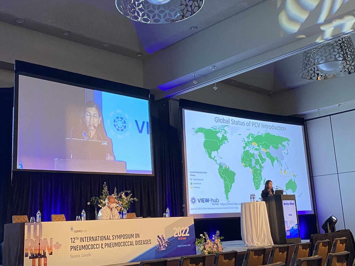 kitone15's tweet photo. @IVACtweets  Dr Anita Shet using VIEW-hub maps to highlight the need to expand global PCV coverage @ISPPD_Symposium https://t.co/Dj9FiE93Og