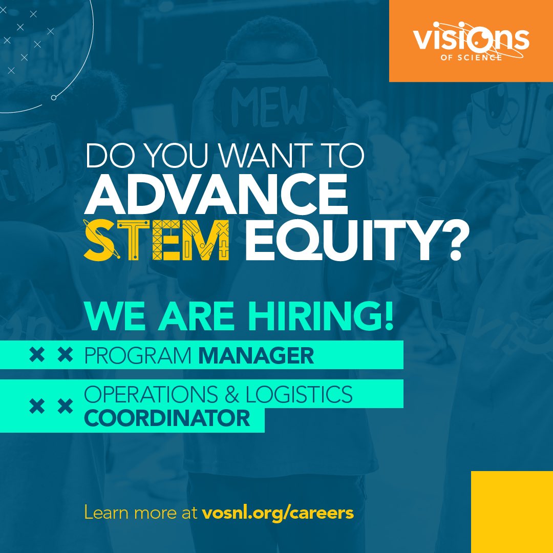 visionsofsci's tweet photo. We're hiring!⁠
⁠
Check out our available job opportunities and join our diverse team of motivated individuals brought together by a shared goal of driving meaningful impact in communities.

Deadline: June 26, 2022
⁠
Learn more and apply on, https://t.co/ls0yKAW32x https://t.co/YNIFS45uGD