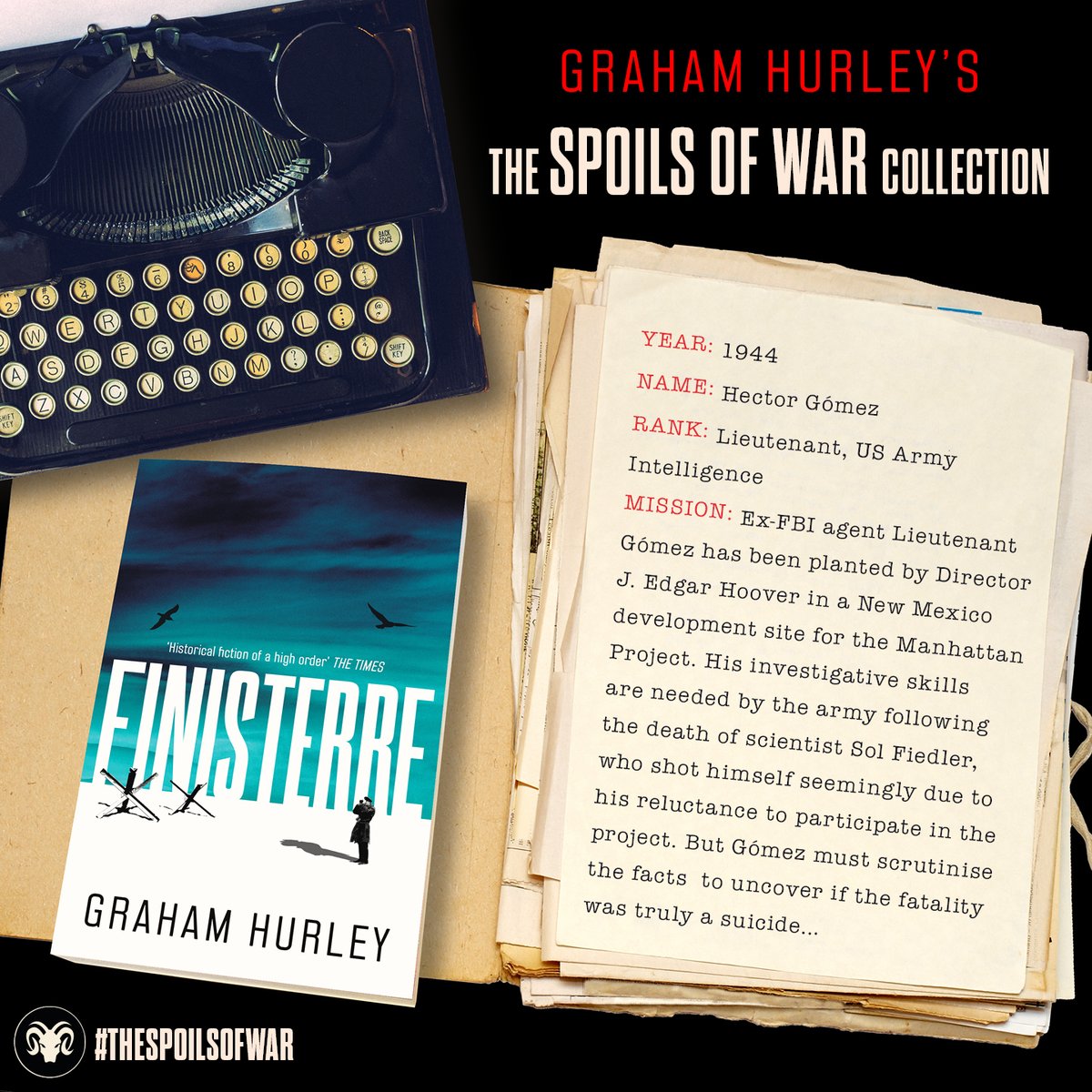 AriesFiction's tweet photo. Hector Gómez must investigate a suicide in #FInisterre by Graham Hurley (@Seasidepicture)
#TheSpoilsOfWar collection's non-chronological storytelling allows the reader to explore the rich characters & settings in any order.
Out now: https://t.co/KO5x7ymEad https://t.co/A7UYu45o74